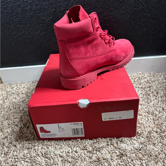 Timberland Red Boots